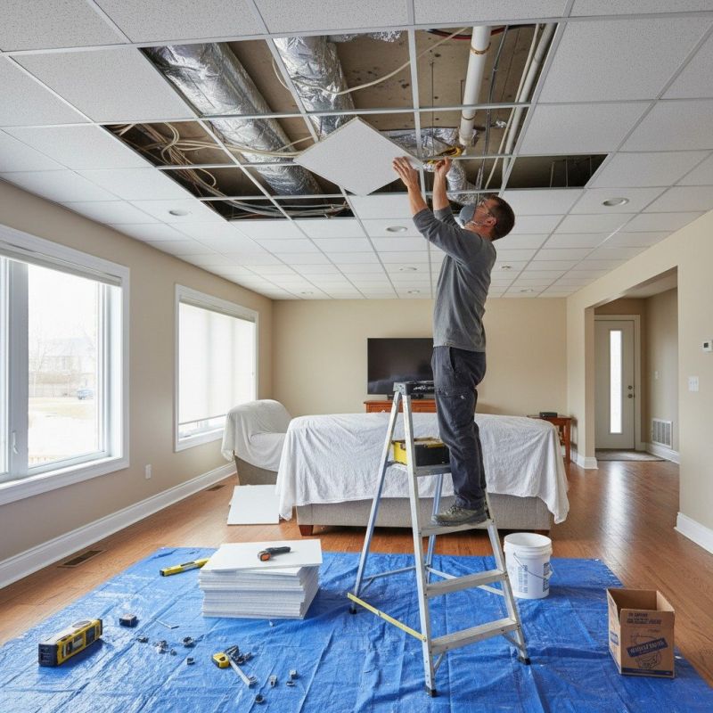 Ceiling Heater Repair detail