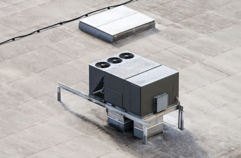 Central Ac Installation detail