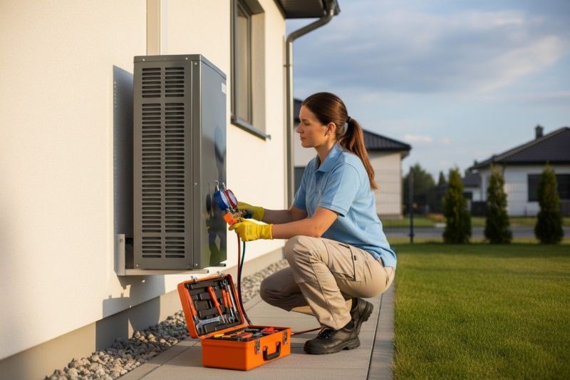 Heat Pump Installation detail