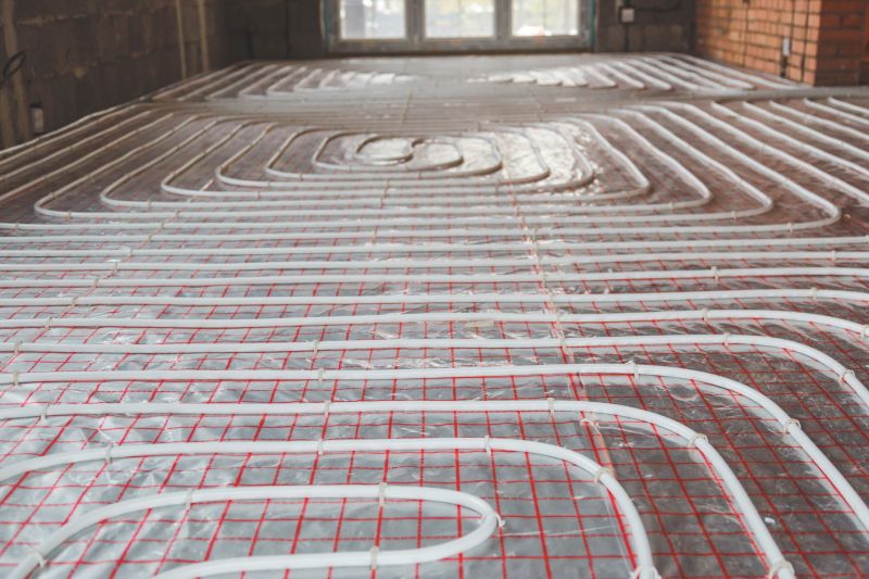 Wall Heating Installation detail