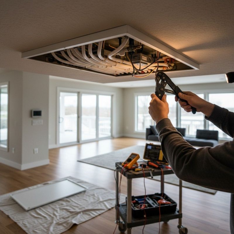 Panel Heating Installation