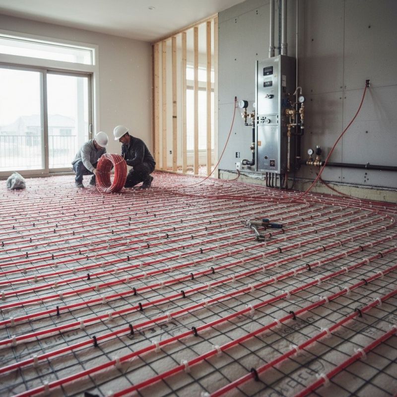 Wall Heating Installation